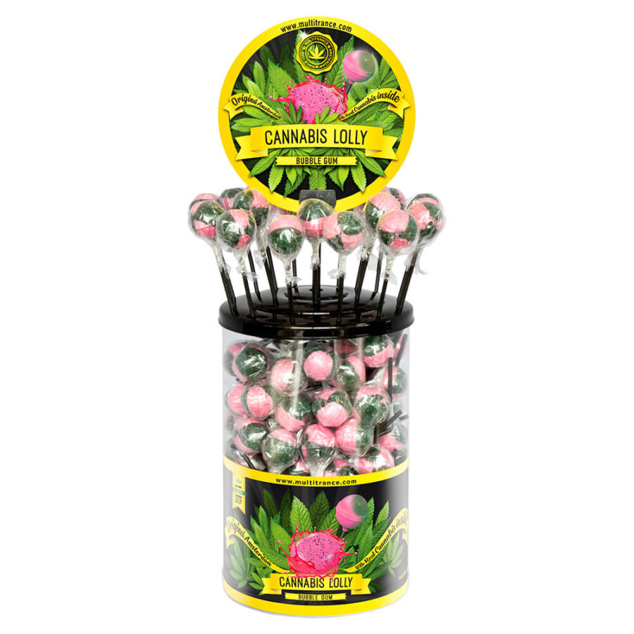 Cannabis Lollipops Mango Kush (100Stk/Display)