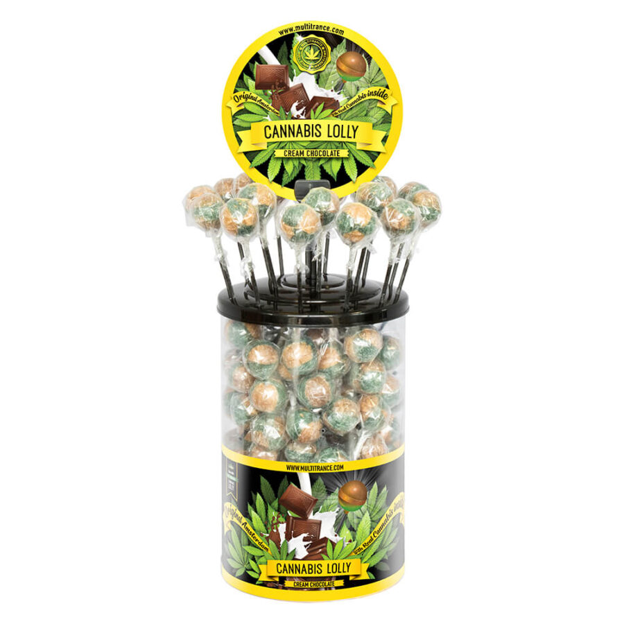 Cannabis Lollipops Mango Kush (100Stk/Display)