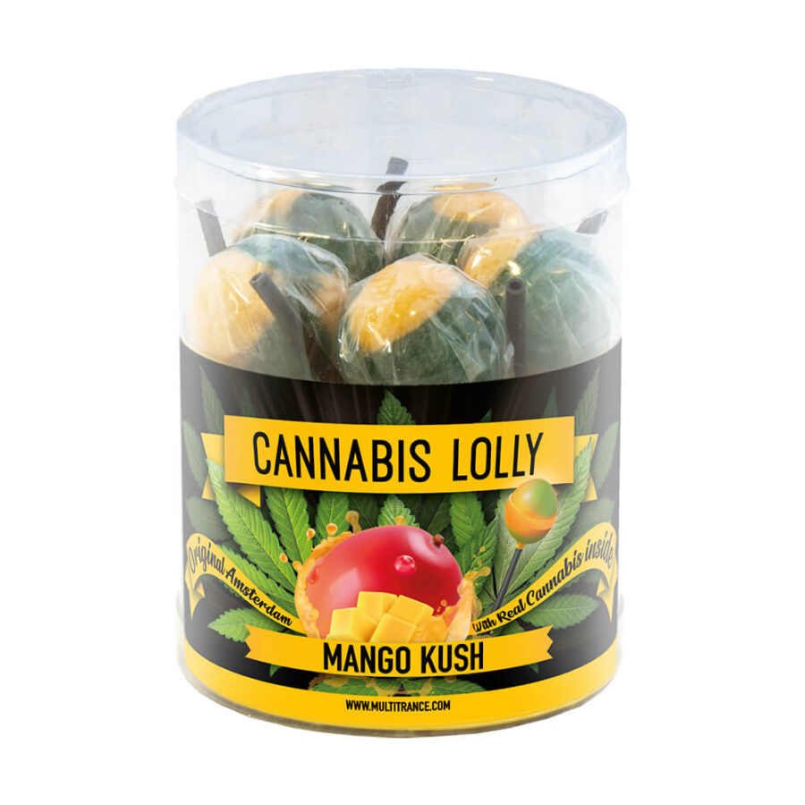 Cannabis Lollipops Mango Kush (100Stk/Display)