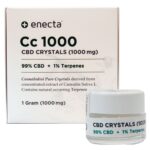 Enecta CC1000 CBD Kristalle 1000mg 1g enecta cbd crystals cc1000 4 1