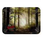 raw rolling tray forest small