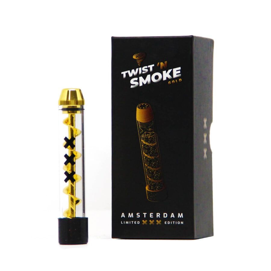 Twist 'n Smoke Twisted Cristal Blunt Gold Amsterdam Special Edition