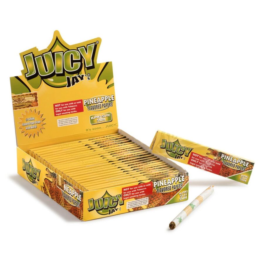 Juicy Jays Kingsize Ananas Rolls (24 Stk./Display)