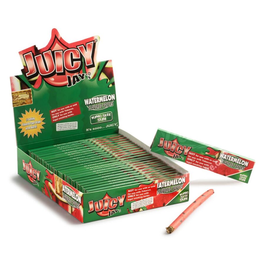 Juicy Jays kingsize watermelon rolling papers (24stk/display)