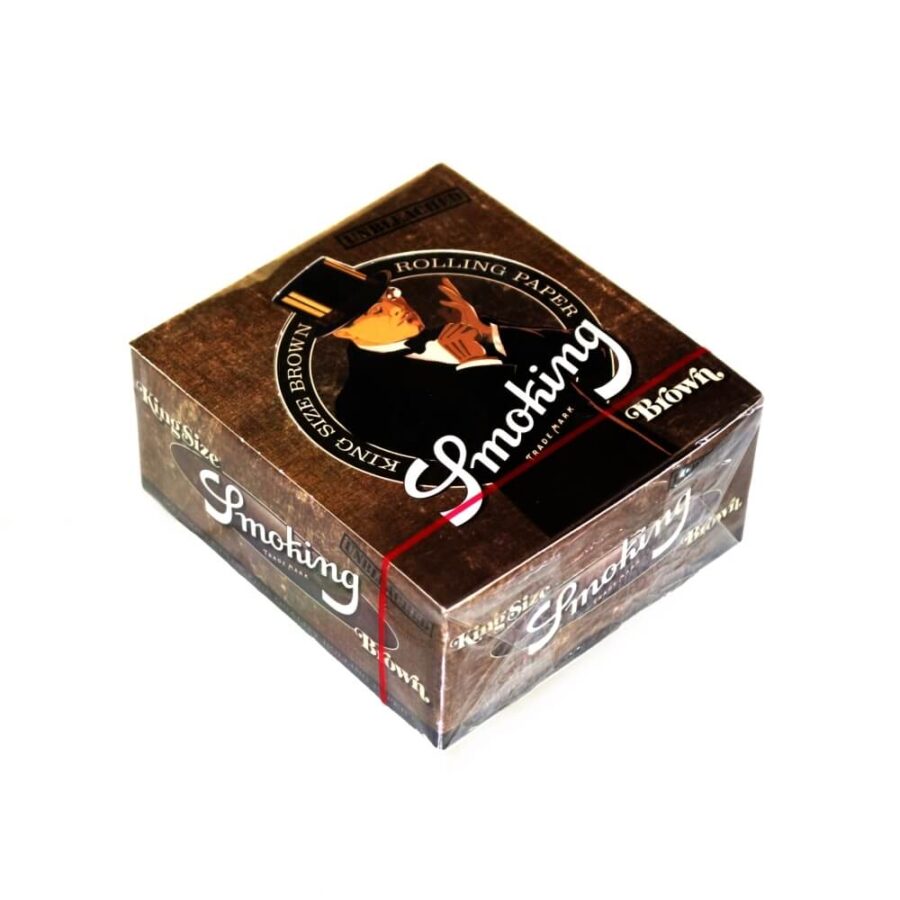 Smoking Brown kingsize slim rolling papers (50stk/display)