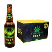 Bier mit Cannabisgeschmack 4,5% Mix Gold und Green Leaf 330ml (27Kisten/648Biere)