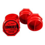 Cookies 3 Parts Red Stacked Regular Storage Jar