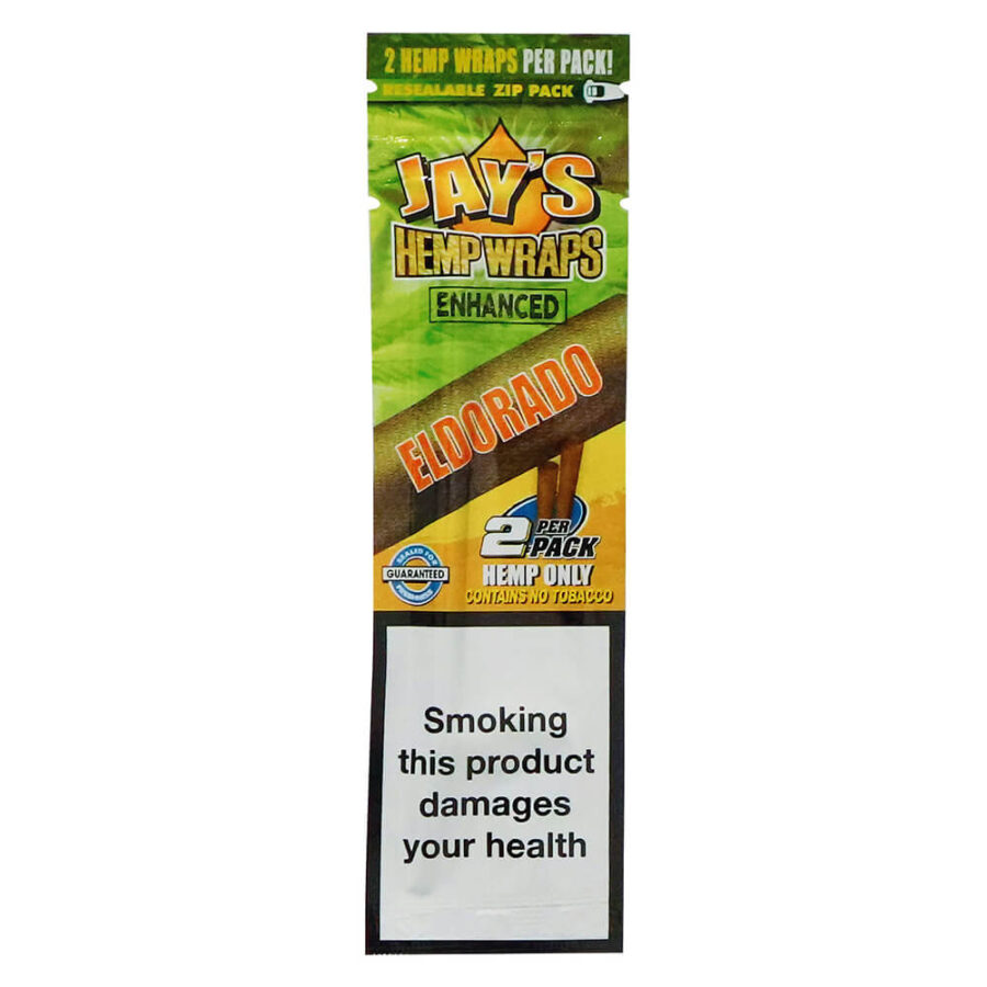 Juicy Jay's Hanf Wraps Eldorado Pineapple Shake mit infundierten Terpenen (25stk/display)