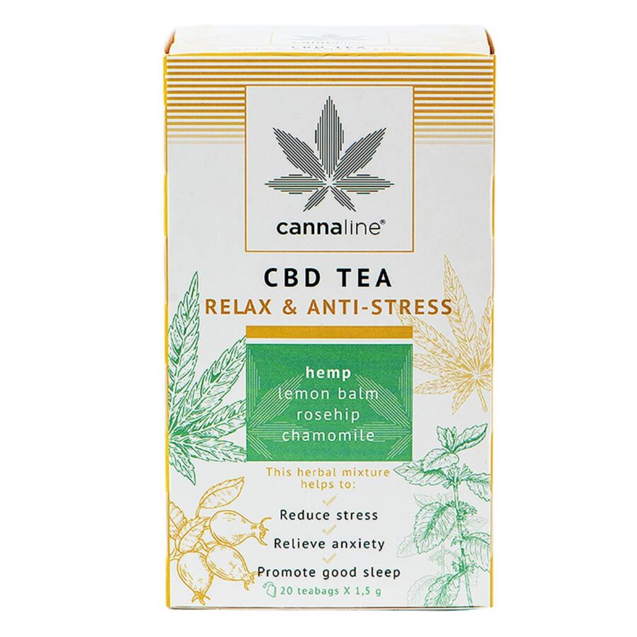 Cannaline CBD Hanf Tee Relax 30g (10 Packungen/Lot)