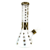 Weed Vuitton Classy Glas Bong Gold 32cm