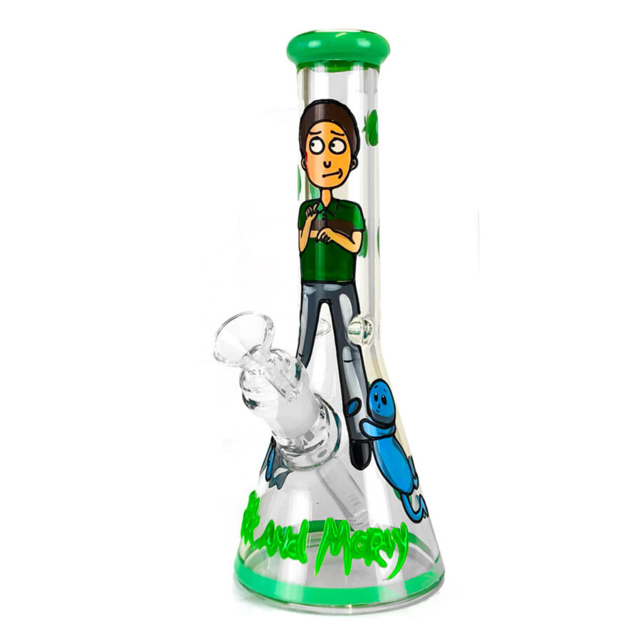 Cartoon Guy Handgefertigte Bong aus Cristal 25cm