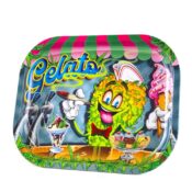 Gelato Metall Rolling Tray Klein