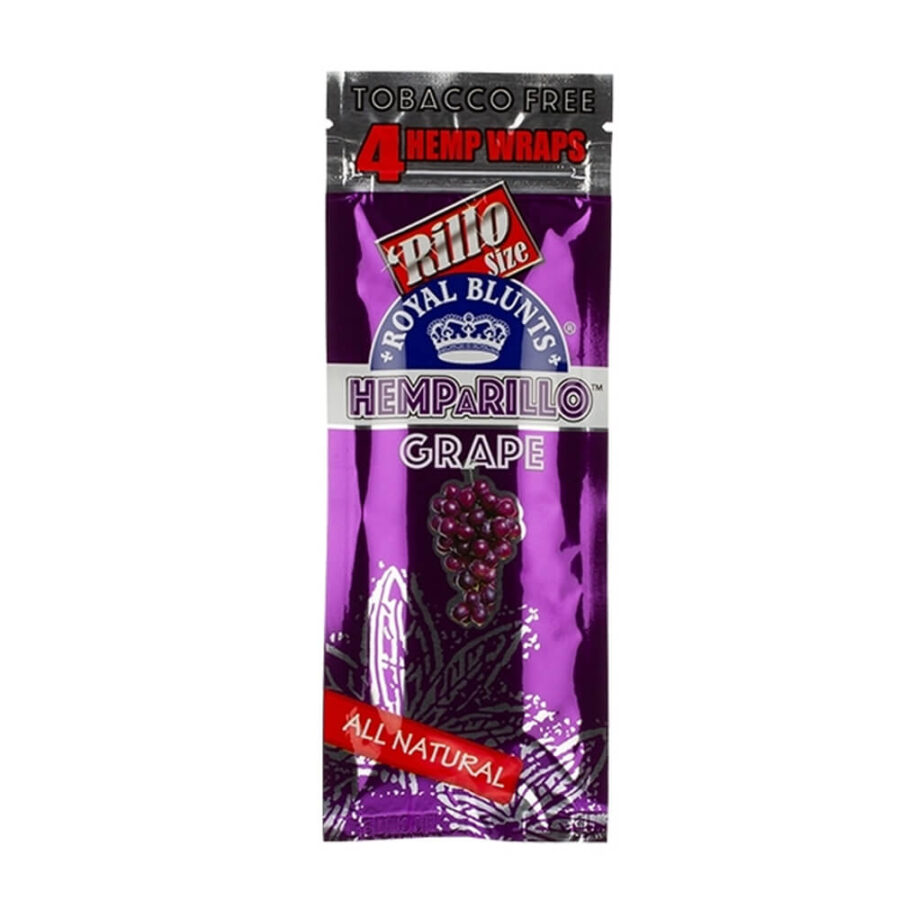 Hemparillo Hanf Wraps Grape x4 Blunts (15packs/display)