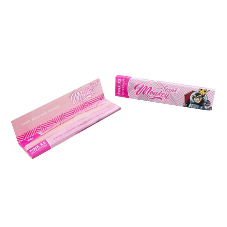 Monkey King Pink KS Slim Papers (50stk/display)