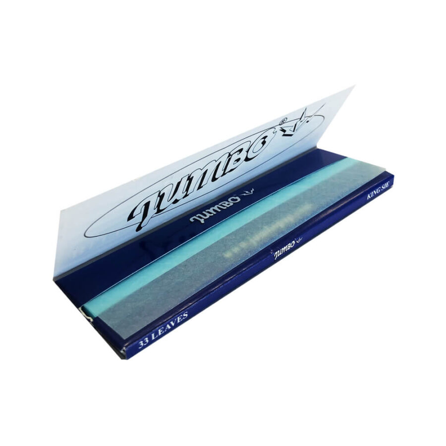 Jumbo King Size Blue Papers (50stk/display)