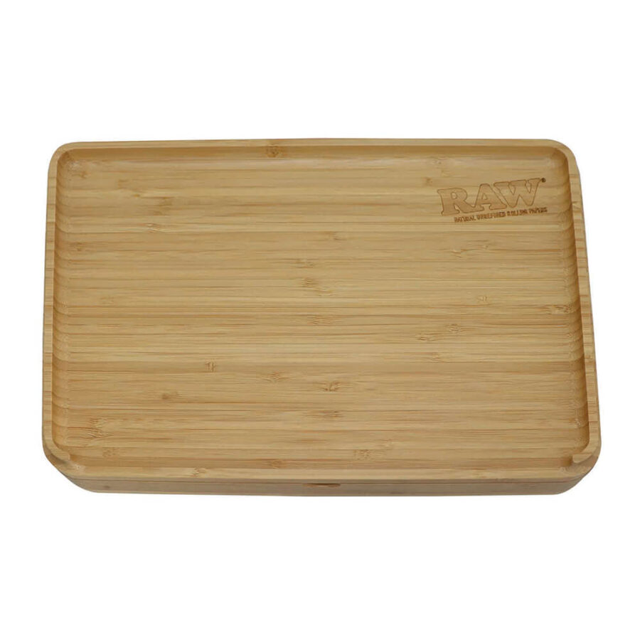 RAW Spirit Box Magnetisches Rolling Tray aus Holz