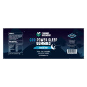 Cannabis Bakehouse Power Sleep 15mg CBD Gummibärchen + Melatonin (60 Gummibärchen)