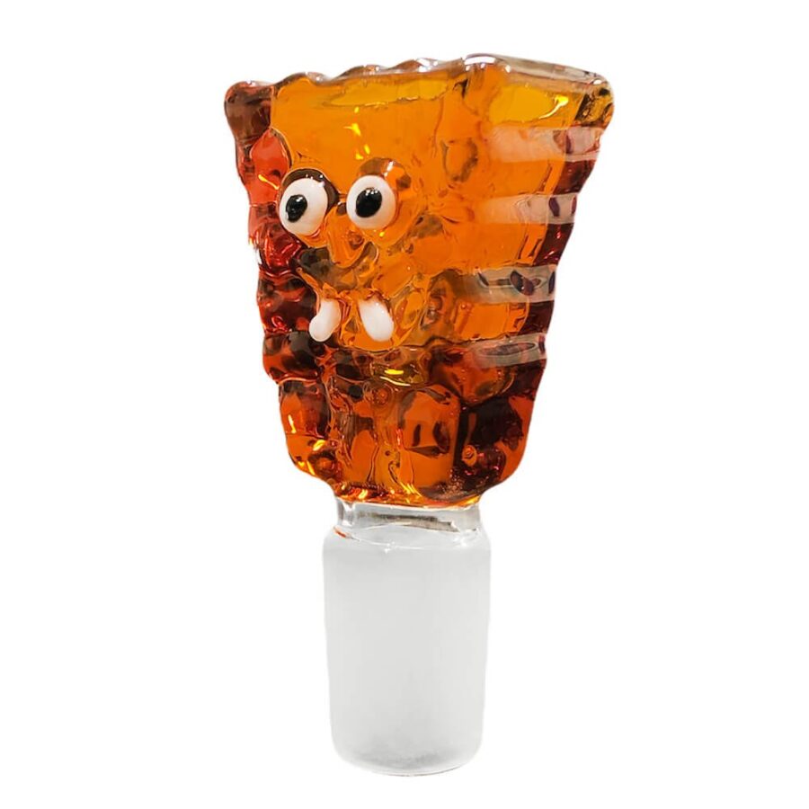 Sponge Amber Glas Bong Schale 18mm