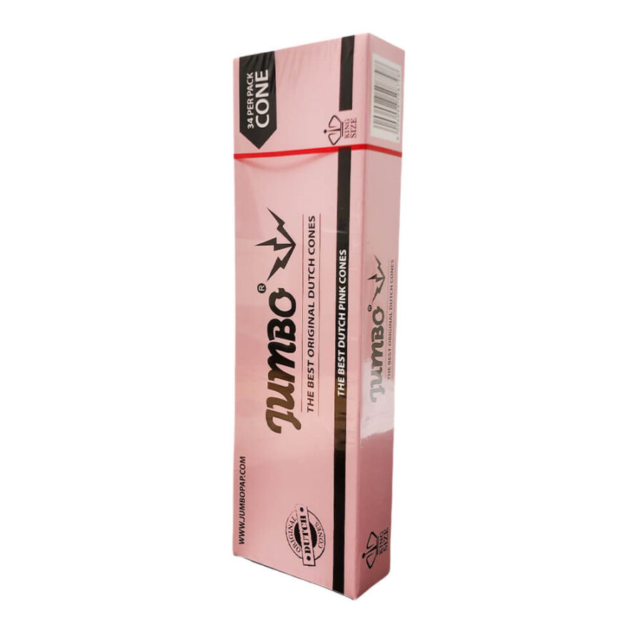 Jumbo Pink Cones Box (34 Cones/Packung)