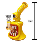 Monster Cristal-Clay Bong 16cm Gelb