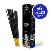 HaZe Cannabis Räucherstäbchen - Blaubeerduft (6 Packs/Display)