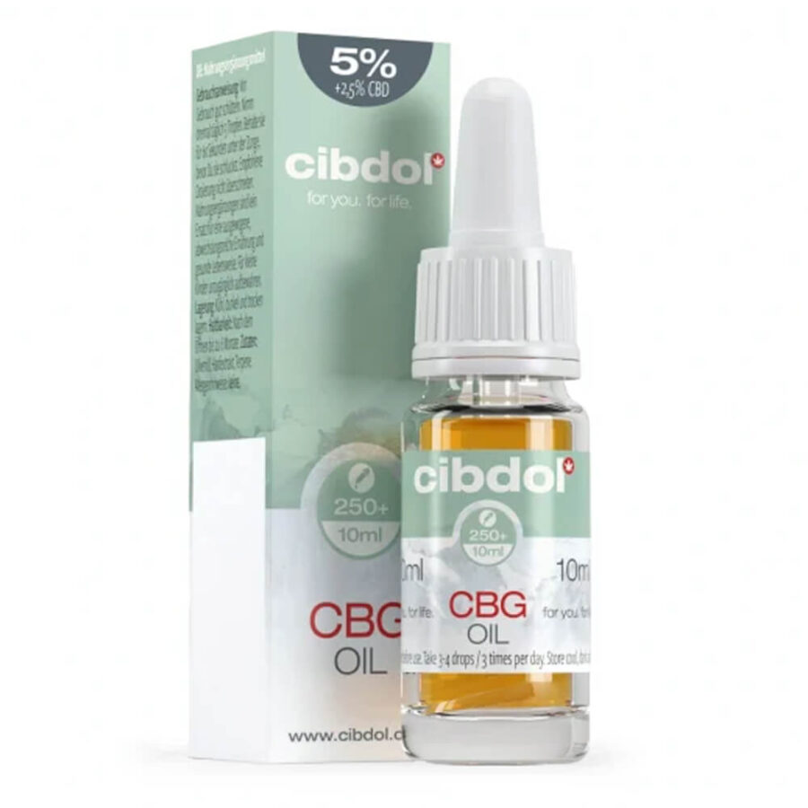 Cibdol 5% CBG + 2,5% CBD Öl (10ml)