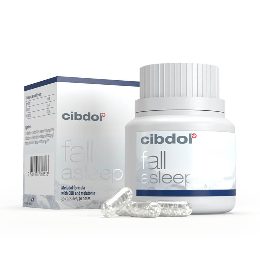 Cibdol Fall Asleep Kapseln - Meladol Formel (30 Kapseln)