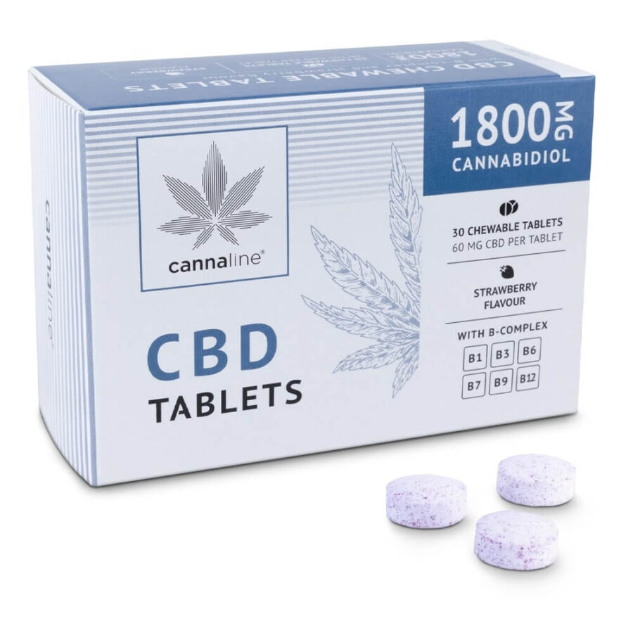 Cannaline Kautabletten mit 1800mg CBD (30 Tabletten)