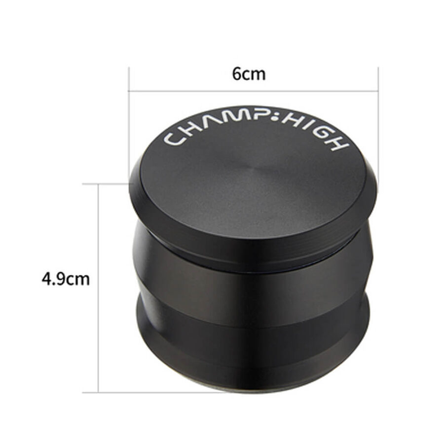 Champ High Aluminium Black Grinder 4 Teile - 60mm