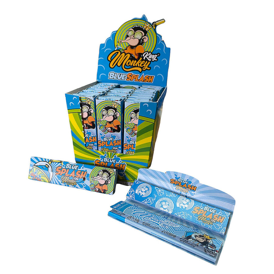 Monkey King Blue Splash Touch and Smell Papers mit Tips (24stk/display)