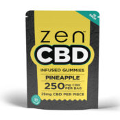 Zen CBD Ananas-Gummis 250mg pro Beutel (10stk/Display)