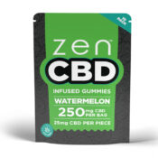 Zen CBD Watermelon Gummis 250mg pro Beutel (10Pack/Display)