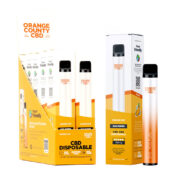 Orange County CBD Einweg Vape Pen 250 CBD + 250mg CBG Sour Apple (10skt/display)