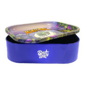 Best Buds Thin Box Rolling Tray mit Lagerung Alien OG