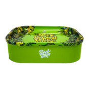 Best Buds Thin Box Rolling Tray mit Lagerung Lemon Haze