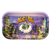 Best Buds Alien OG Metall Rolling Tray Long 16x27 cm