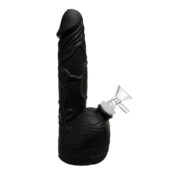 Schwarze Penis Silikonbong 20cm