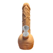 Weiße Penis Silikonbong 20cm