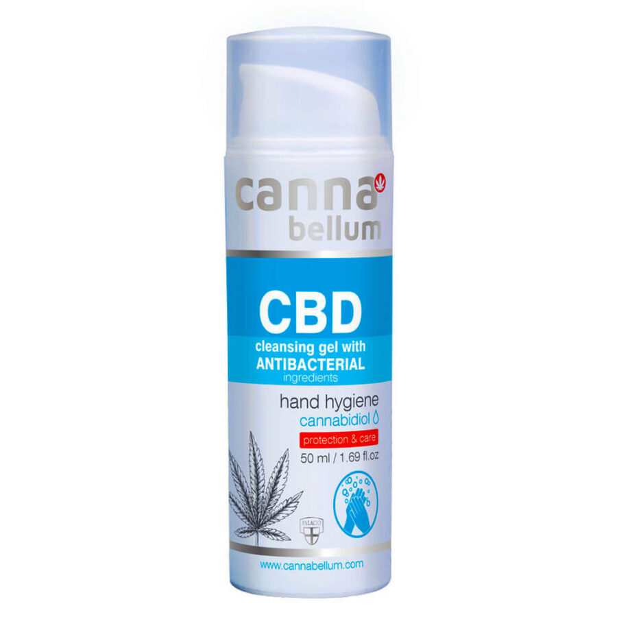 Cannabellum CBD Reinigungsgel mit antibakteriellen Inhaltsstoffen (50ml)