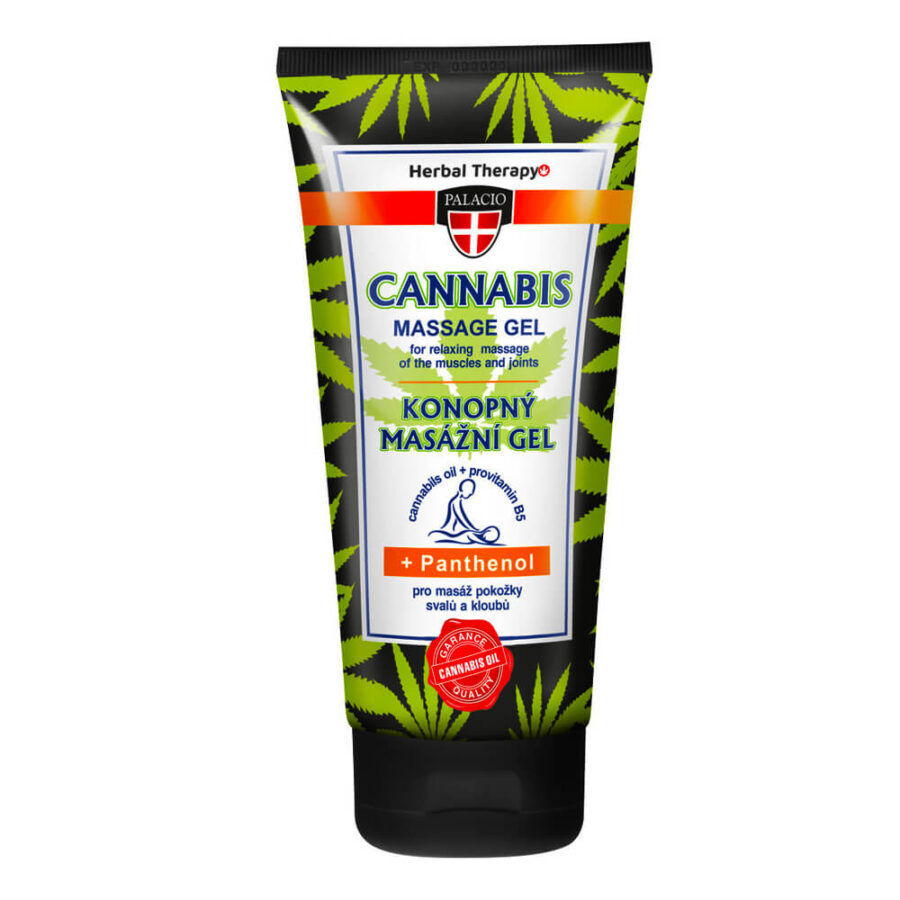 Palacio Cannabis Massage Gel mit Panthenol (200ml)