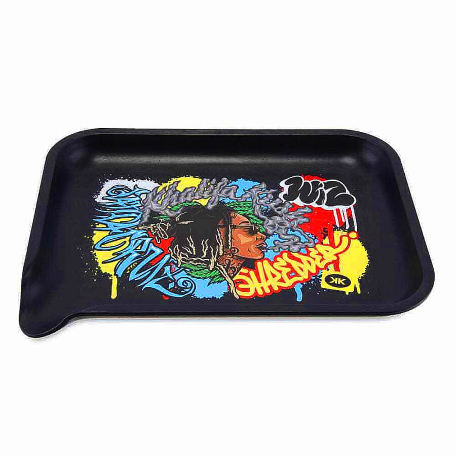 Santa Cruz Wiz Khalifa Biologisch abbaubares Rolling Tray 14x19cm (16stk/display)