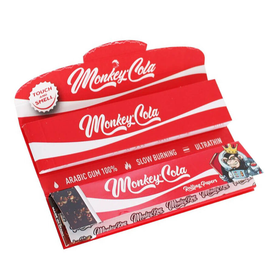 Monkey King Red Cola Smell Ungebleichte Papers mit Tips (24stk/display)