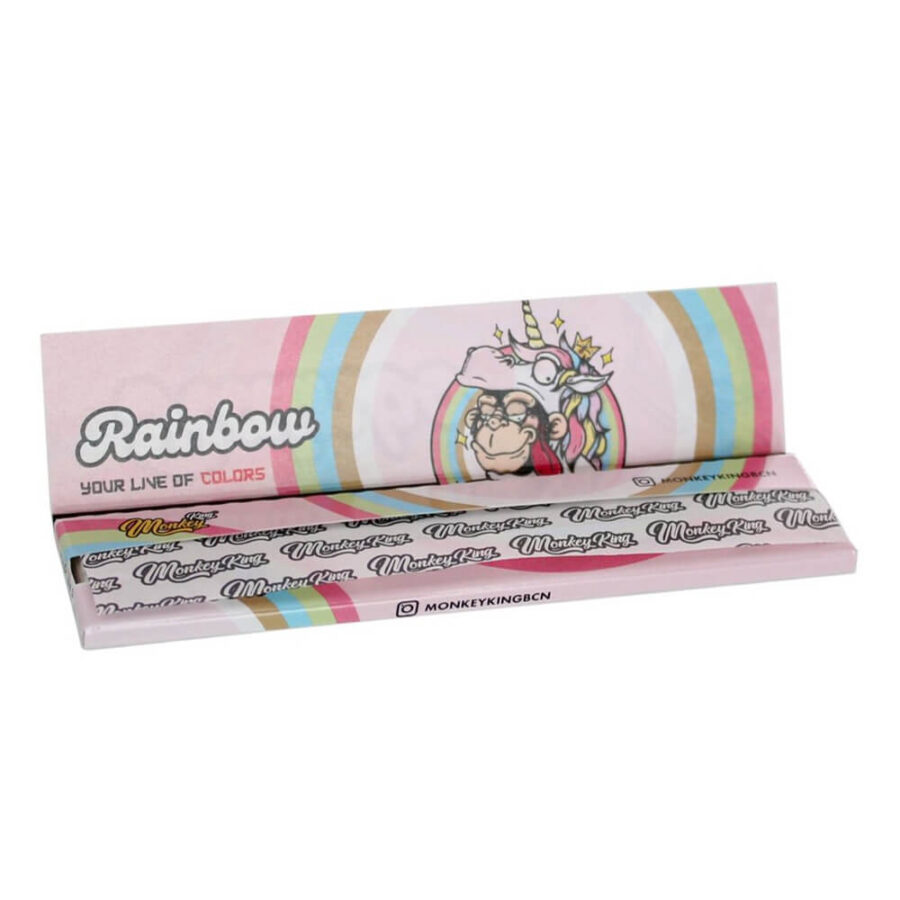 Monkey King Rainbow Ultrathin Unbleached Papers (50stk/display)