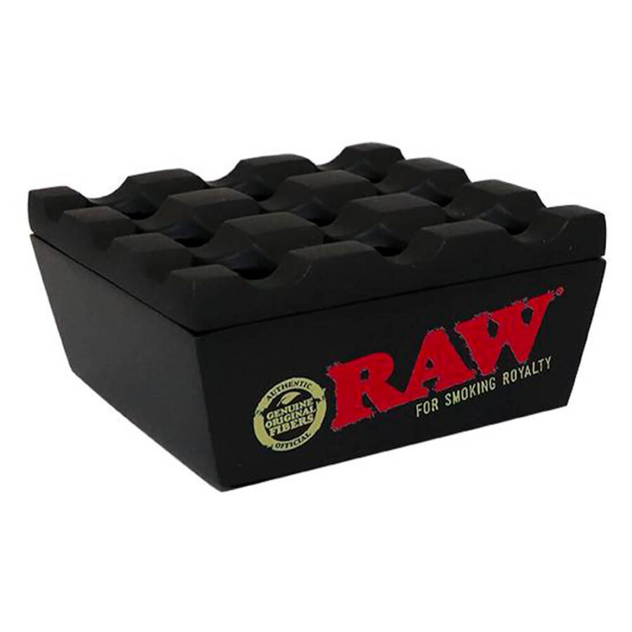 RAW Regal Metall Aschenbecher Schwarz