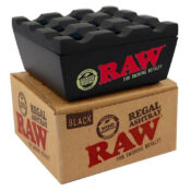 RAW Regal Metall Aschenbecher Schwarz