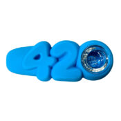 420 Silikonpfeife Blau 10cm