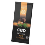 Haze Cannabis Schokolade 70% dunkel salzig Karamell 100mg CBD (15Stk/100g)