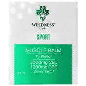 Weedness Muscle Relief Balm 3000mg CBD 1000mg CBG 50ml 1