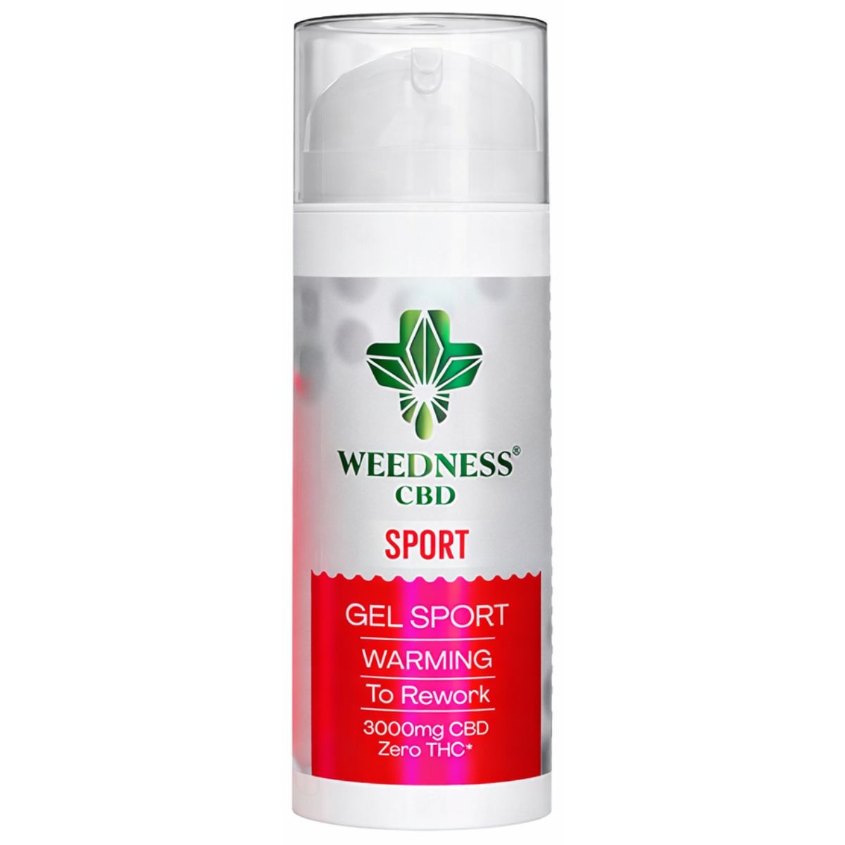 Weedness Warming Gel Sport 3000mg CBD (100ml) Weedness Warming Gel Sport 3000mg CBD 100ml