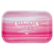 Elements Pink Medium Metall Rolling Tray